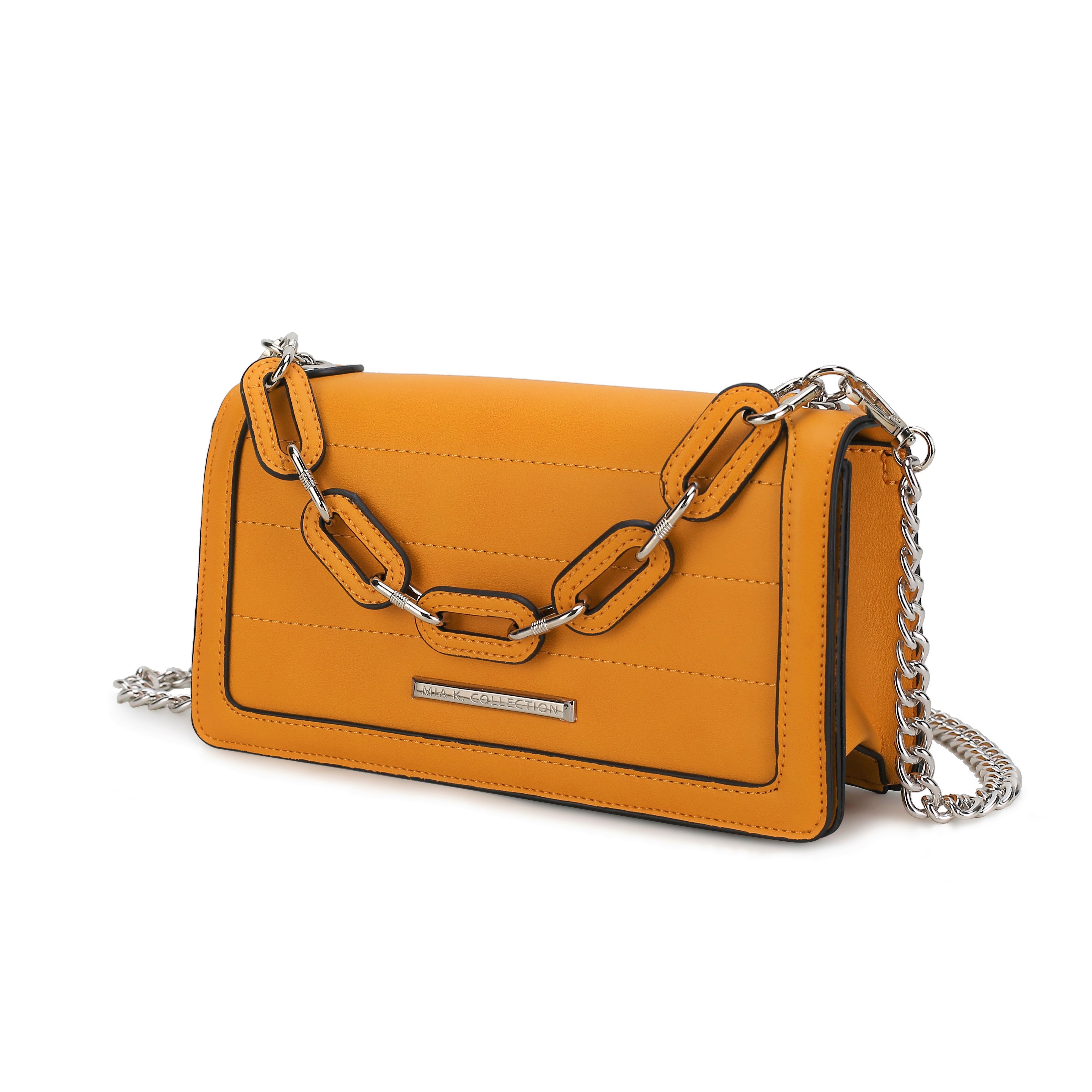 MKF Collection Women's Dora Crossbody Handbag by Mia K. - Yellow